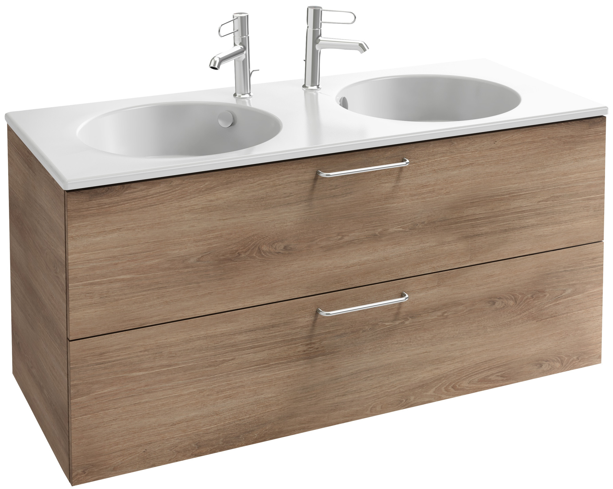 EB2525-R5-E52 Тумба под столешницу 120 см, 2 ящика, хромированная ручка JACOB DELAFON ODÉON RIVE GAUCHE ODEON RIVE GAUCHE