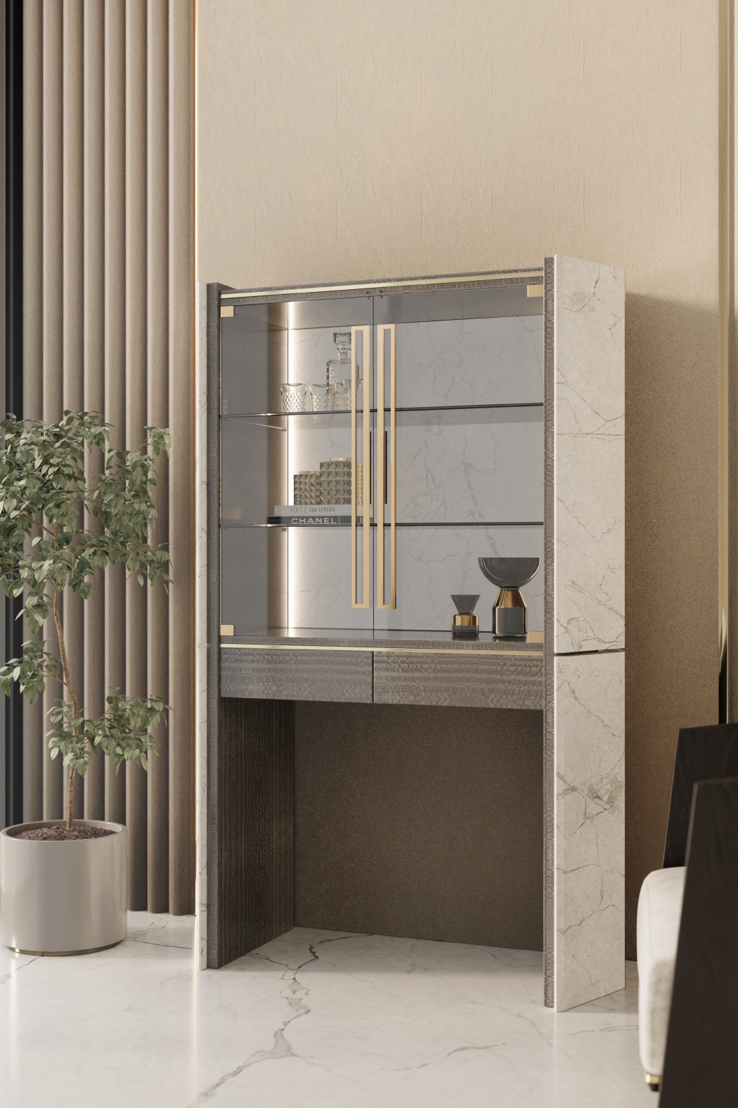 Барный кабинет LUXXU Algerone 341 - Вид №5