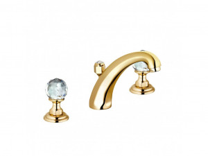 5104345G4 Смеситель на умывальник DN 15 KLUDI 1926 позолоченный, 23 кар