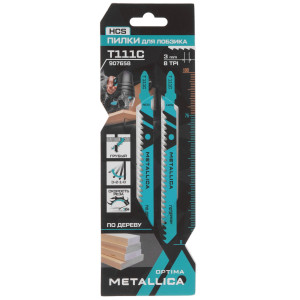 Пилки для лобзика METALLICA Optima T111C 9193994