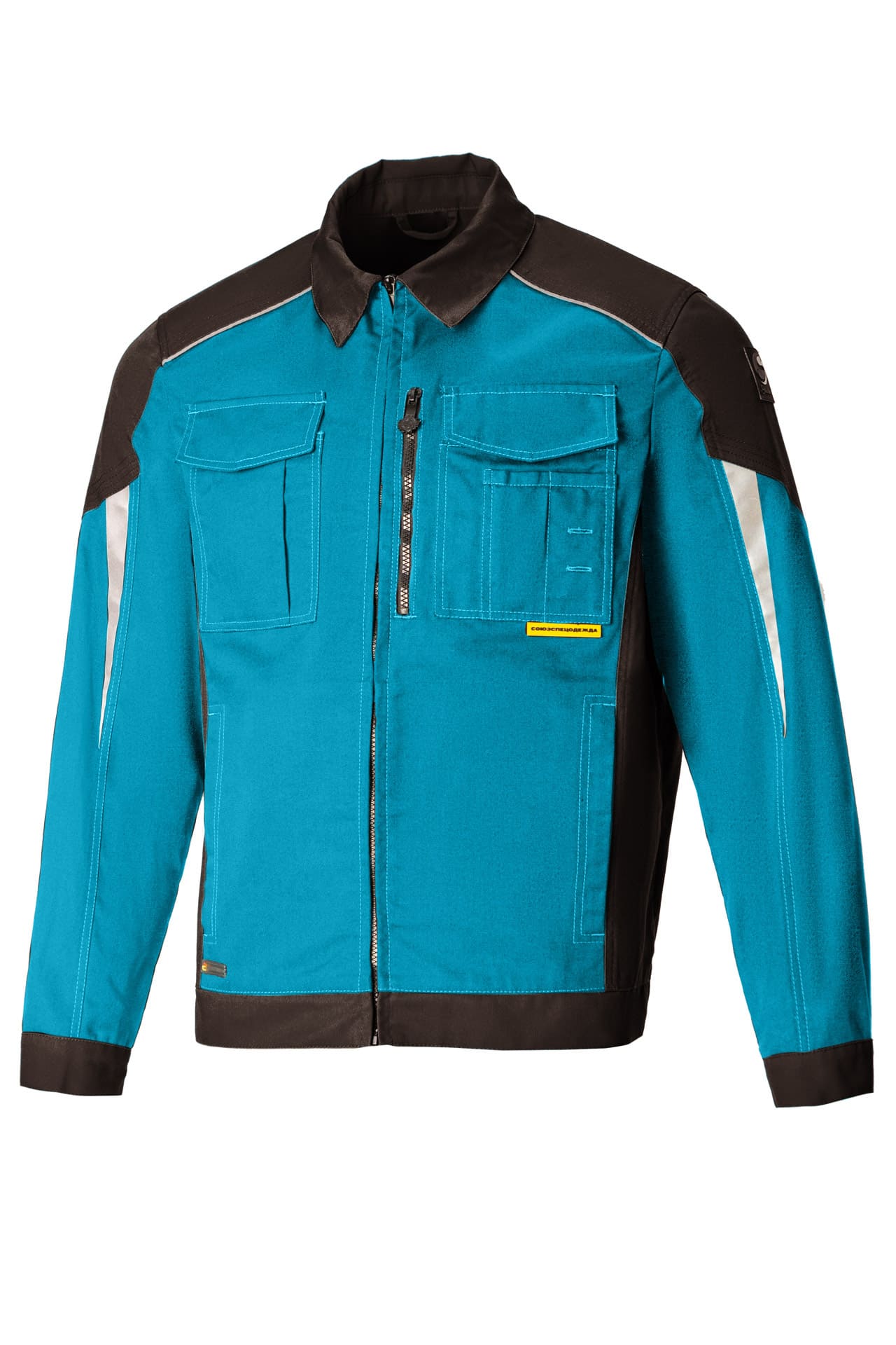 5031503 Костюм  NEW аквамарин-черный STATUS  Летняя спецодежда  размер 60-62/182-188  - Вид №1