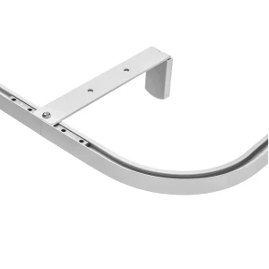 Элемент поворотный пристенный Арт-декор алюминий цвет белый