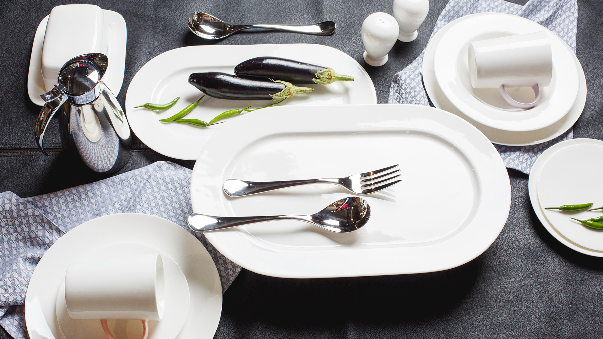 10635147 Mix&Match Набор солонка и перечница Mix&Match Комбо 9см, фарфор Фарфор костяной  - Вид №4