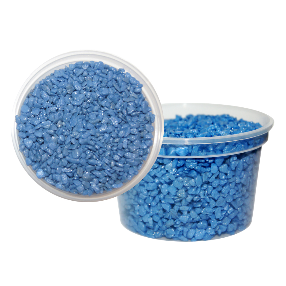 ПР0026397 Грунт аквариумный цветной мелкий голубой 400г Ms.Octopus 