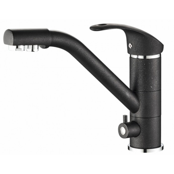 Steel Hammer SH 321 Black CR Смеситель для кухни Zorg 175 x 280  - Вид №1
