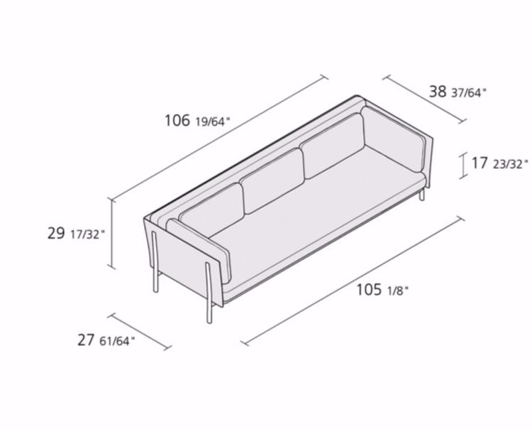 Alias 3-х местный диван Twelve sun-id-1440036 - Вид №4