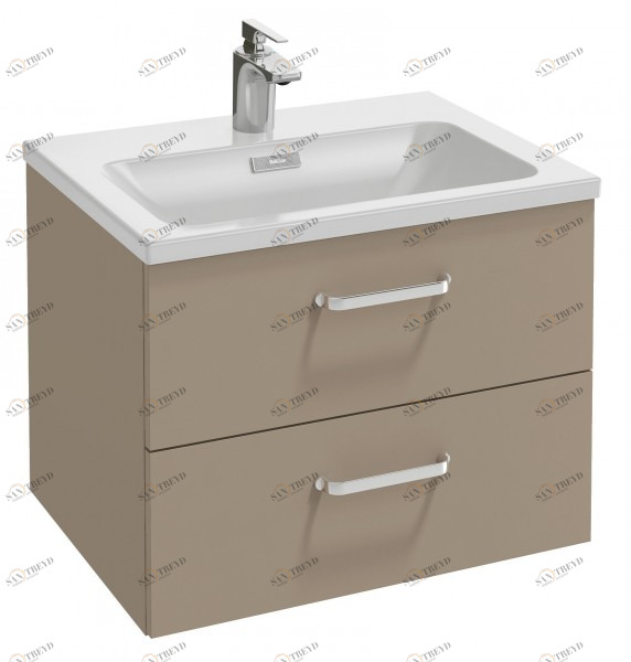 EB2080-XX-N09 Мебель для раковины-столешницы 60 см, изогнутые ручки Jacobdelafon VOX Santreyd