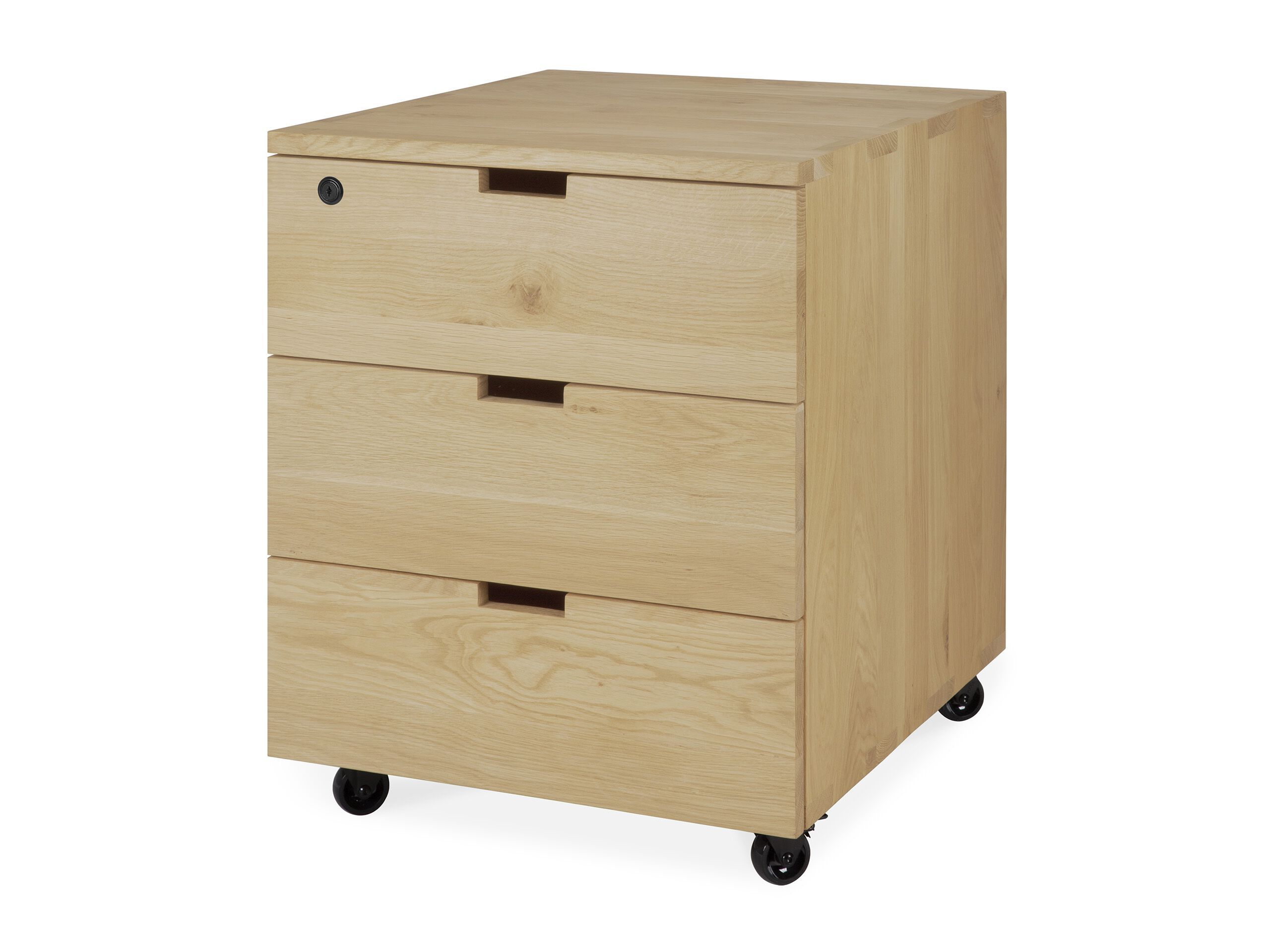 Дубовый офисный комод с замком Ethnicraft BILLY ARCH-00142346