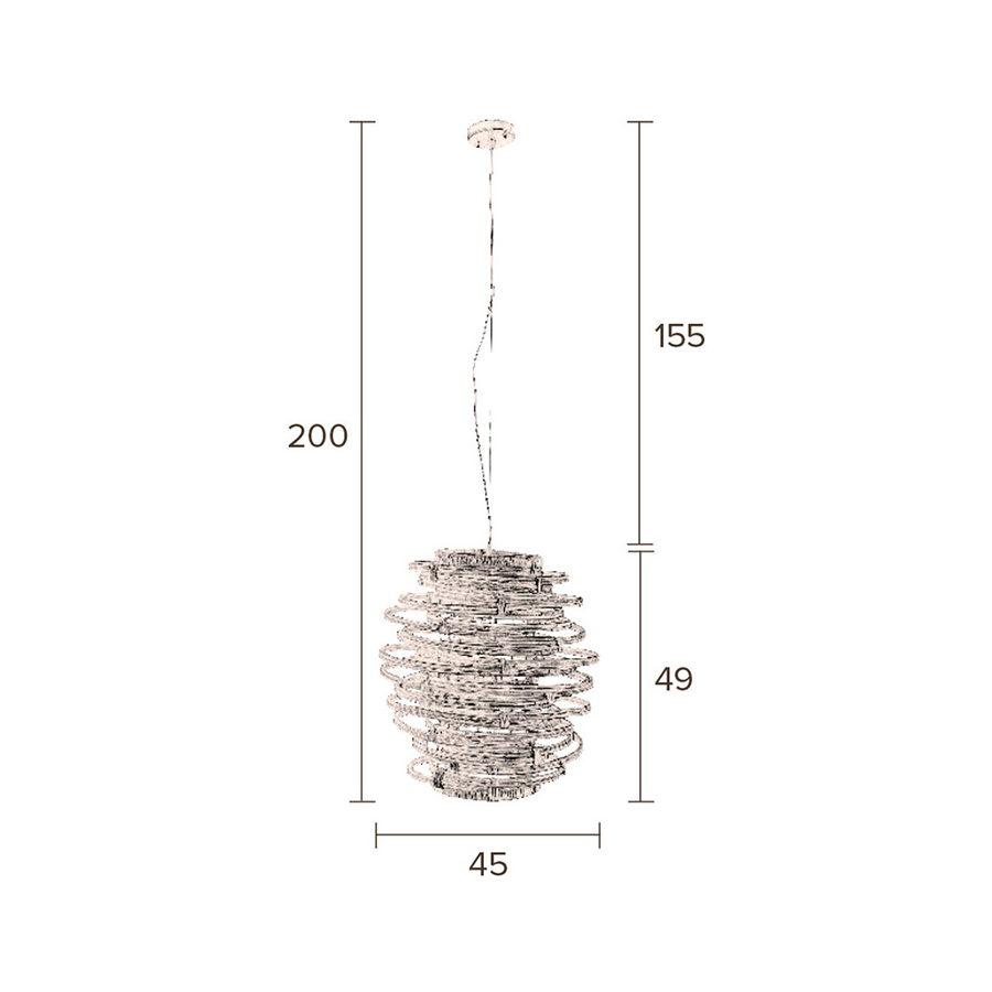 Лампа подвесная Kubu Dutchbone 5300058 - Вид №10