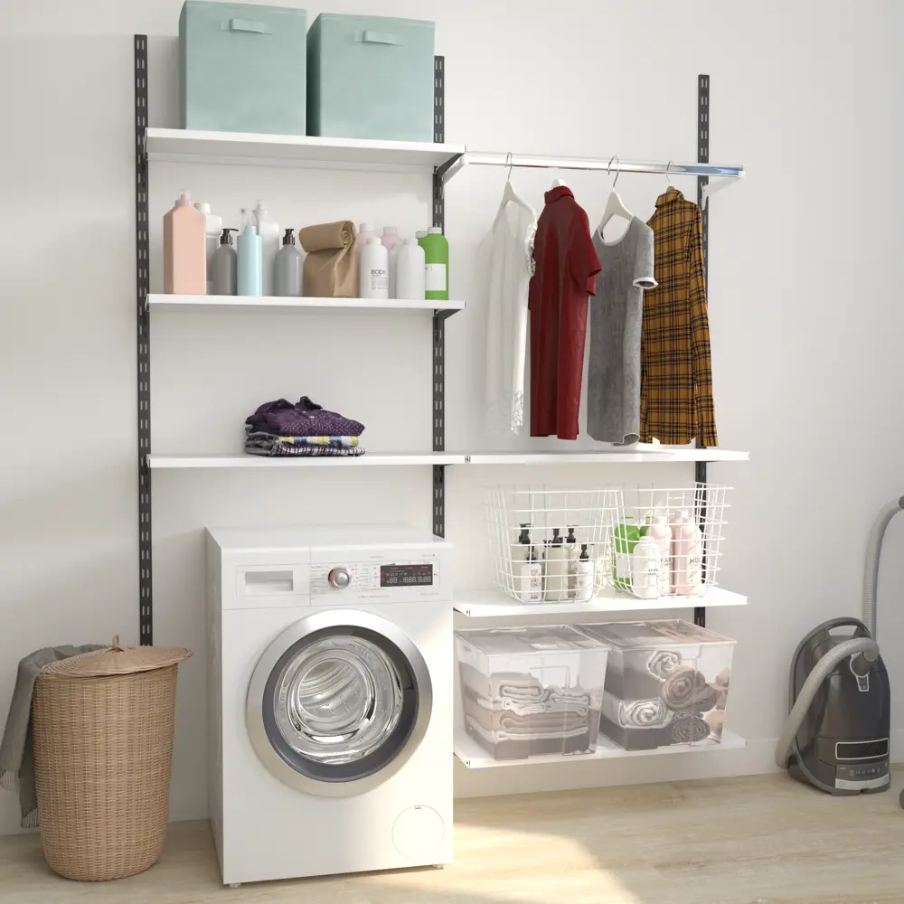 Кронштейн для штанги Spaceo цвет белый STLM-2130241 - Вид №24