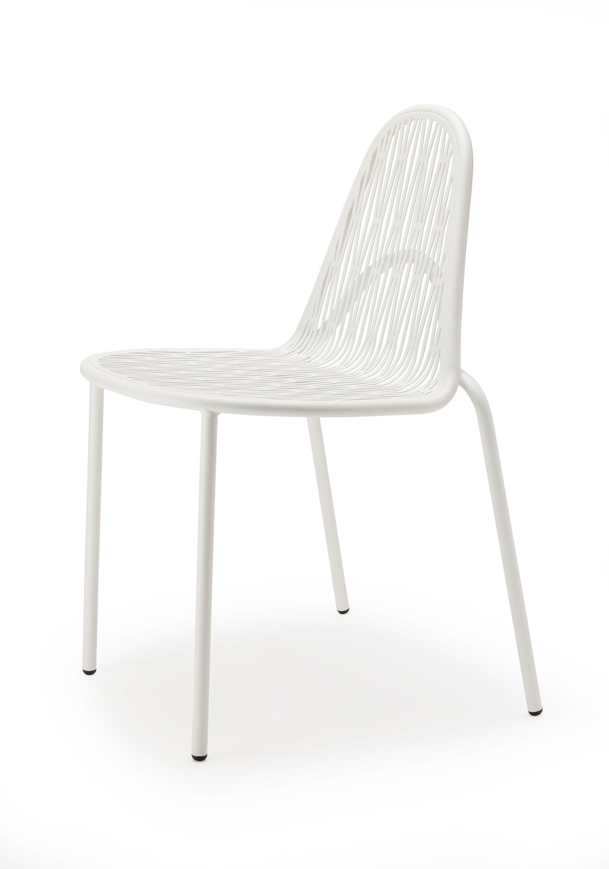 Металлический штабелируемый садовый стул S-CAB Malvasia ARCH-00049078 - Вид №11