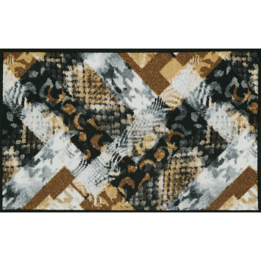 Коврик декоративный нейлон Кристалл 50x80 см цвет коричневый CTIM STLM-2059514 - Вид №1