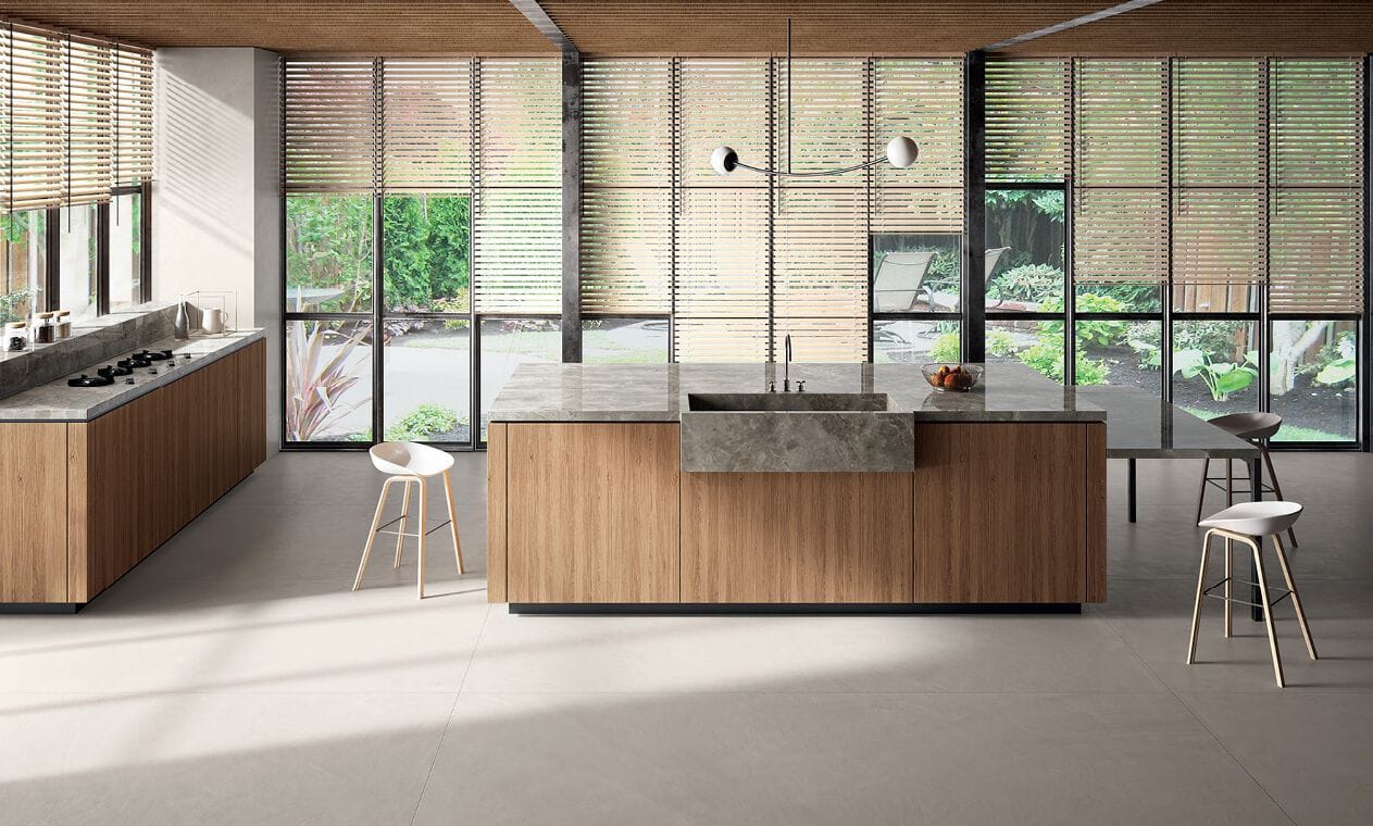 Столешница из керамогранита с мраморным эффектом CERAMICA FONDOVALLE MYTOP ARCH-00057568 - Вид №1