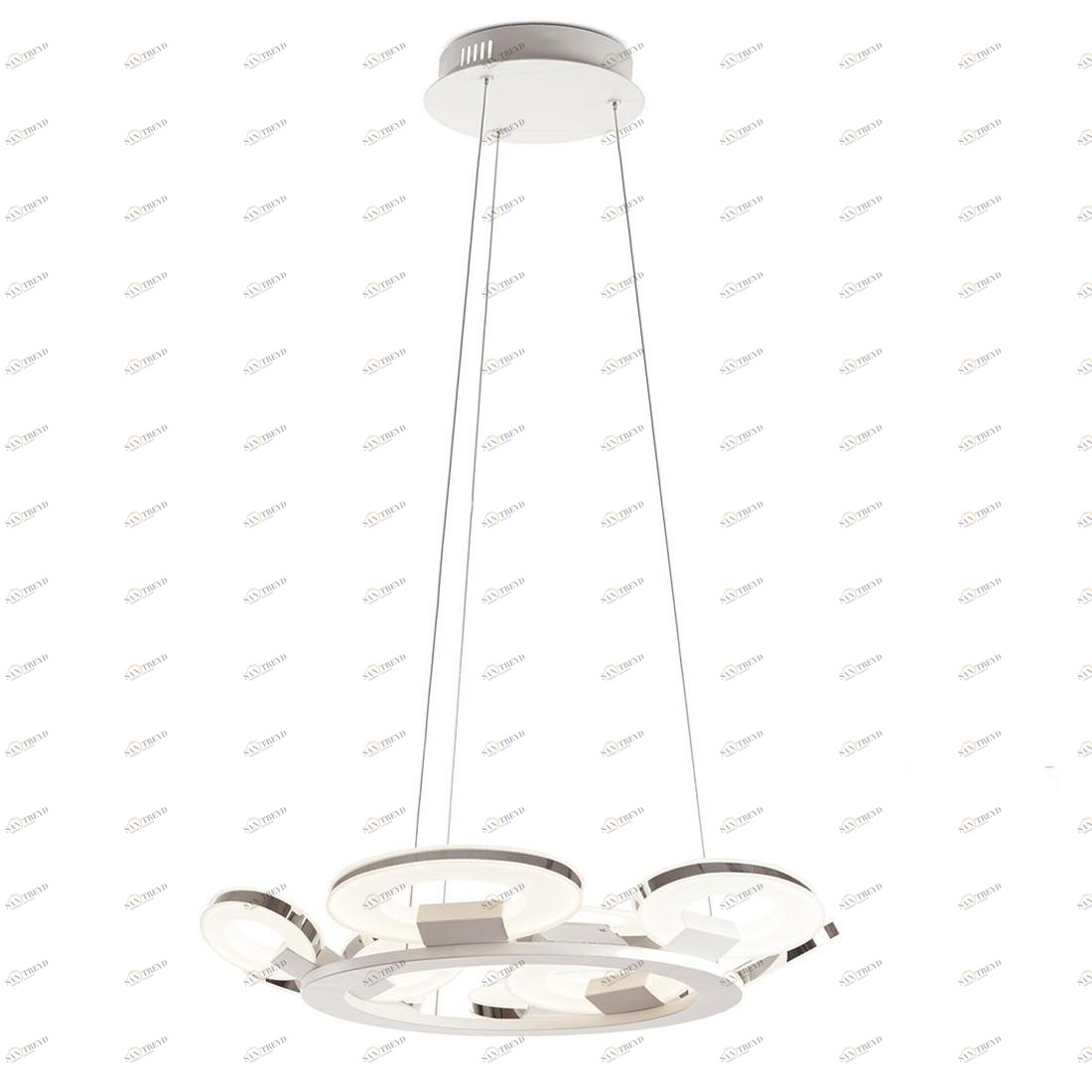 Подвесная люстра IDLamp Celia 399/9-LEDWhitechrome IDLAMP ДИЗАЙНЕРСКИЕ, CELIA 185415 