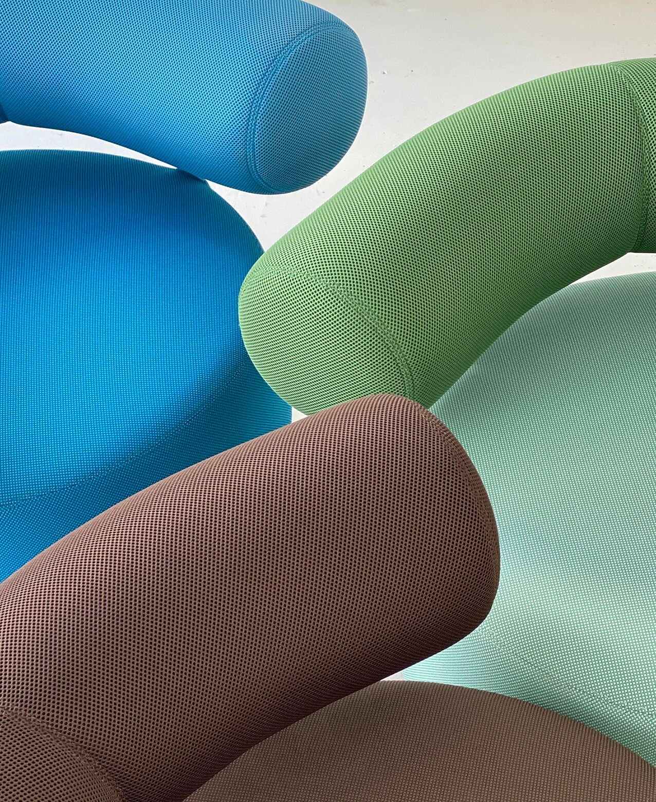 Ткань поворотный стул с подлокотниками Branca Lisboa GOMO ARCH-00053643 - Вид №8