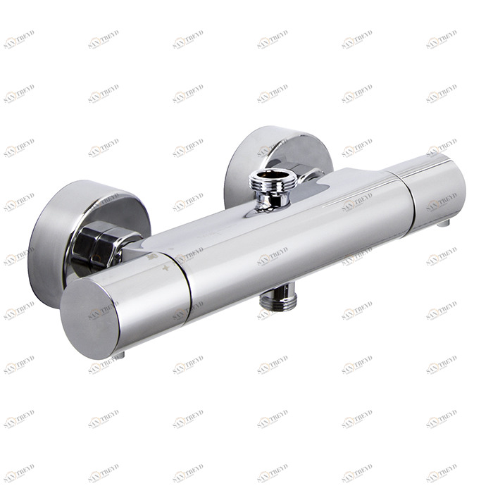 F4285/1 Термостатический смеситель внешнего монтажа без душевого комплекта С МЕТАЛЛИЧЕСКИМИ РУЧКАМИ FIMA CARLO FRATTINI Fimatherm 