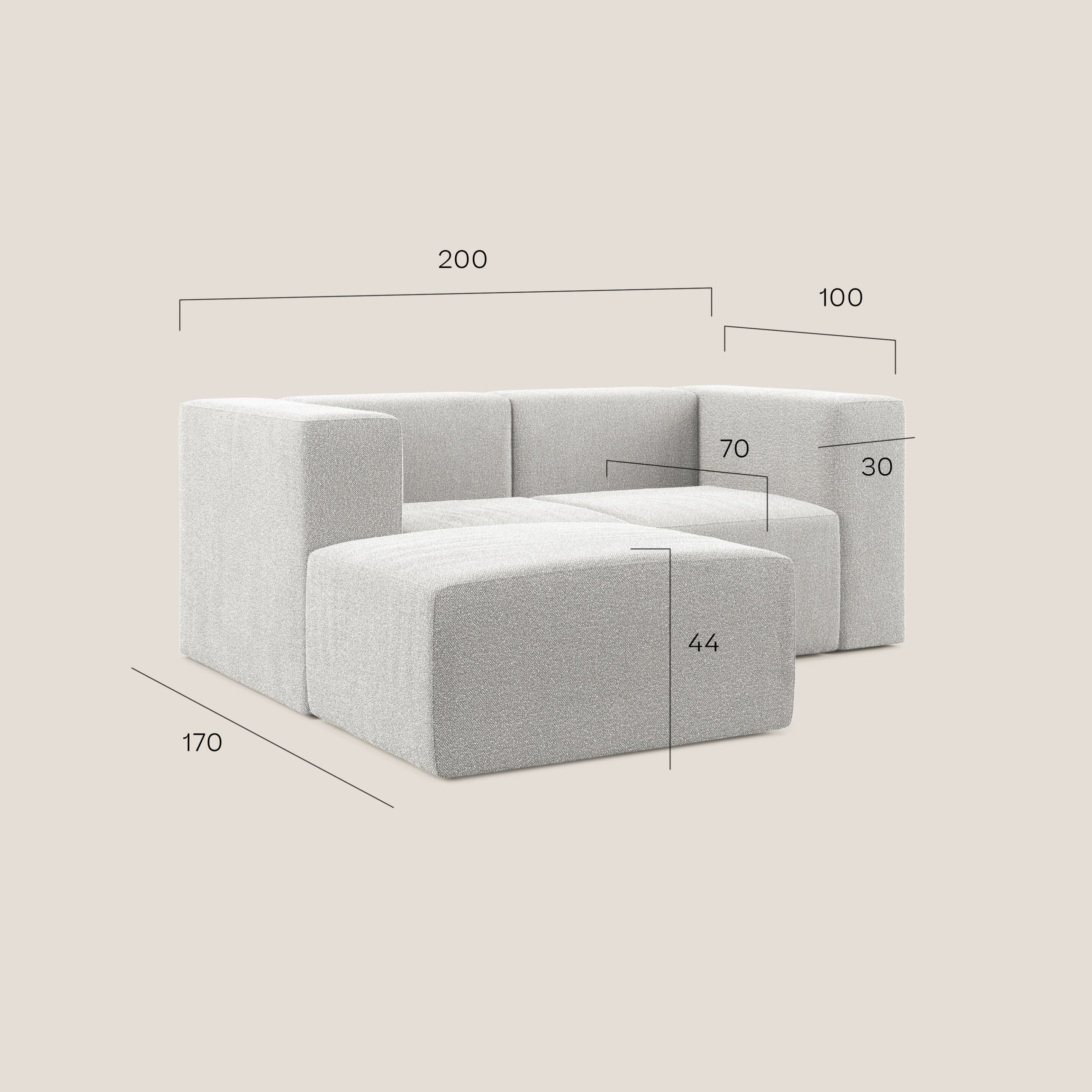 Тканевый диван с полуостровом Divani.Store Нептун ARCH-00142793 - Вид №97