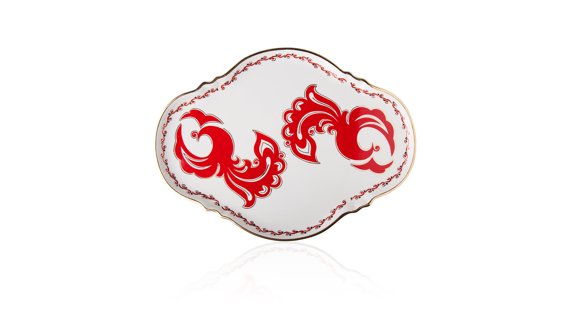 10617328 Промыслы Вербилок Сервиз чайный 2/7  "Жар-Птица" "Ладушки" Фарфор  - Вид №4