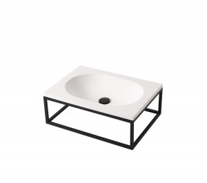 COMP-composizione gs1a Подвесная раковина настенная прямоугольная Ex.T Frame черная