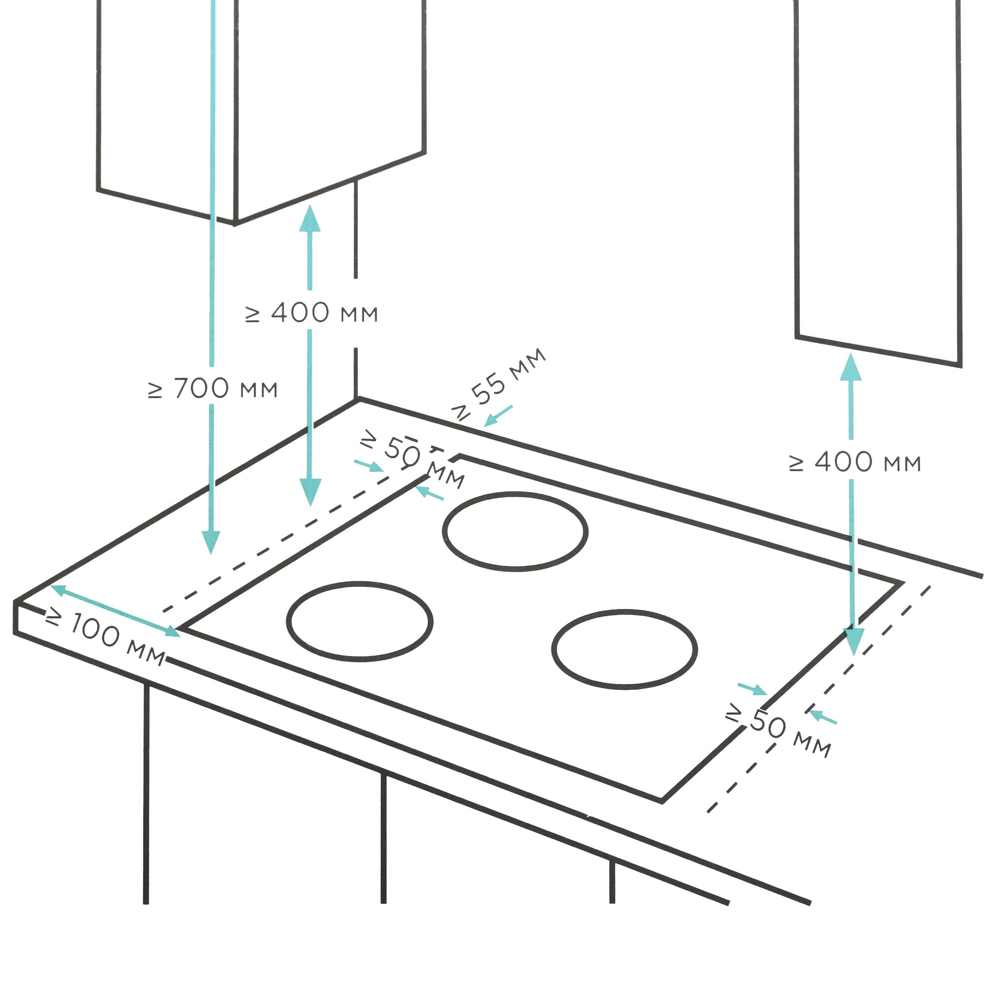 9146749 Газовая варочная поверхность Eigen GH-45M1MT STDN-0008601 - Вид №6