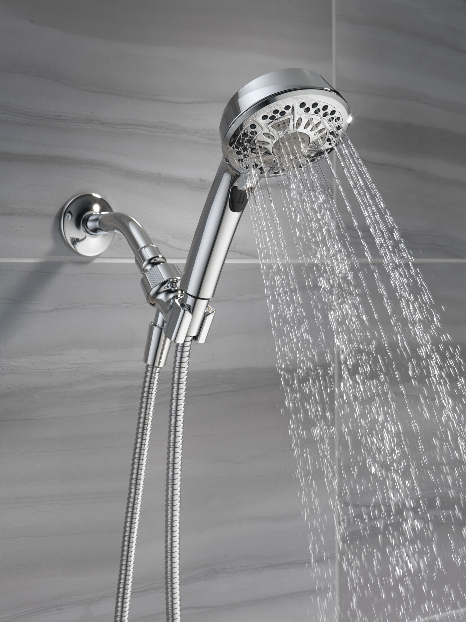 75601 7 Настройка ручного душа Delta Faucet Universal Showering Хром  - Вид №5