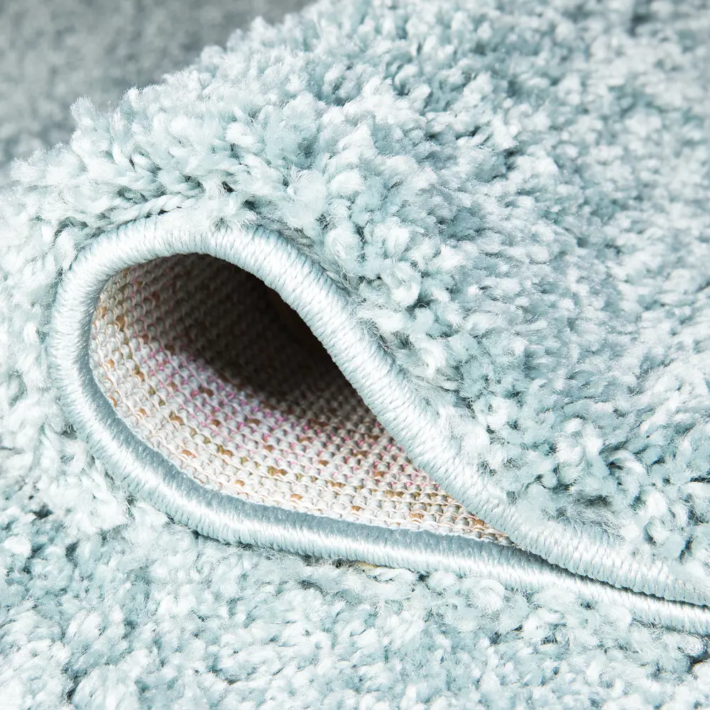 Ковер полипропилен Шагги Тренд L001 80x150 см цвет голубой MERINOS STLM-2156405 - Вид №2