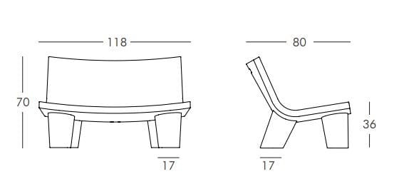 Полиэтилен диван SLIDE Low Lita ARCH-00063597 - Вид №6