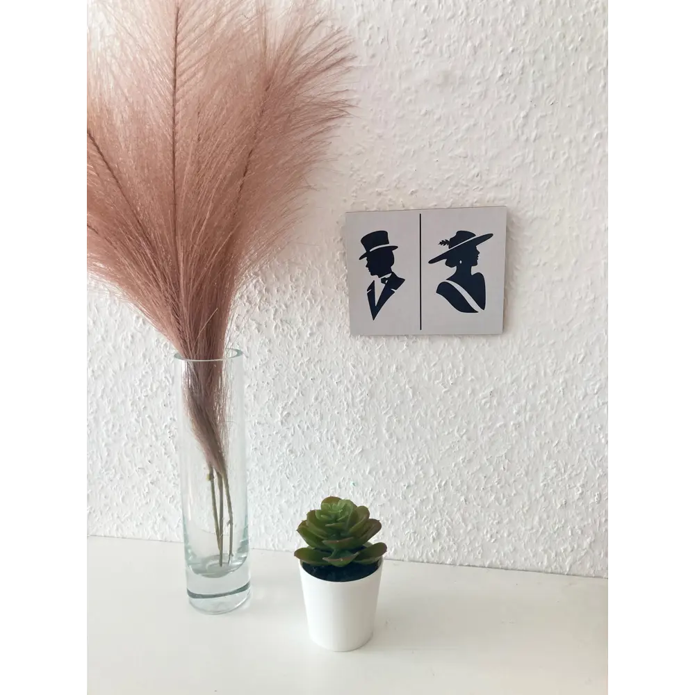 Табличка декоративная М/Ж 10x25 см Симфония STLM-2108239 - Вид №3