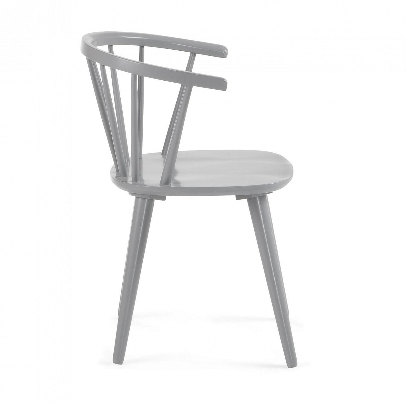 054236 Стул светло-серый La Forma Krise 