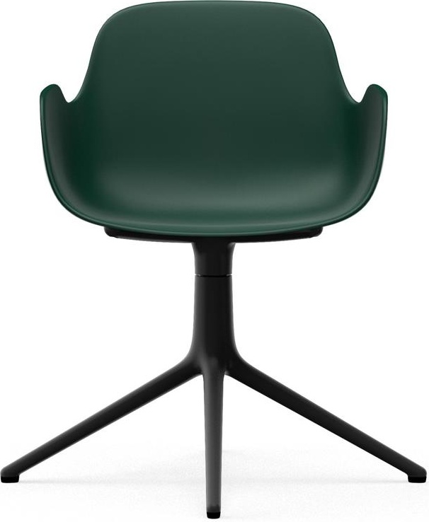 606114 Кресло Swivel 4L Black Alu Green Normann Copenhagen Form - Вид №1