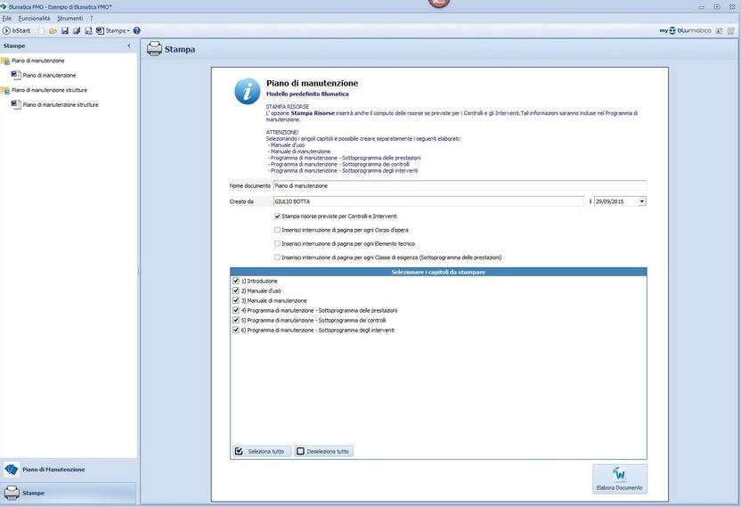 Blumatica План сопровождения работы и ее частей sun-id-1447724 - Вид №6