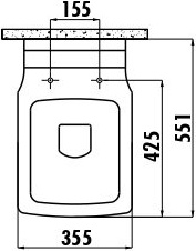 TP324-00CB00E-0000 Унитаз подвесной с биде Creavit  - Вид №5