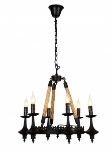 Подвесная люстра Divinare Dora 8121/01 LM-6 DIVINARE ДИЗАЙНЕРСКИЕ, DORA 074558 Черный