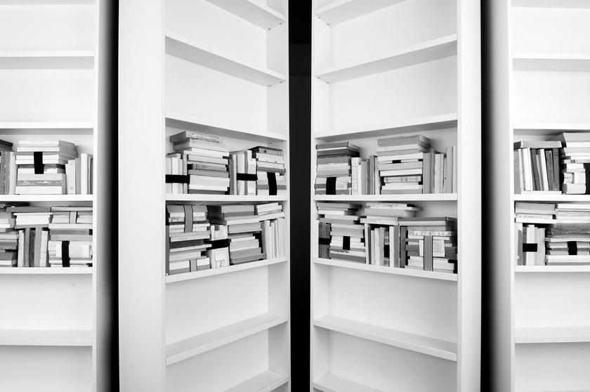 ALBED Книжный шкаф-разделитель поворотный из дерева Ri-vista Vt-s - Вид №5