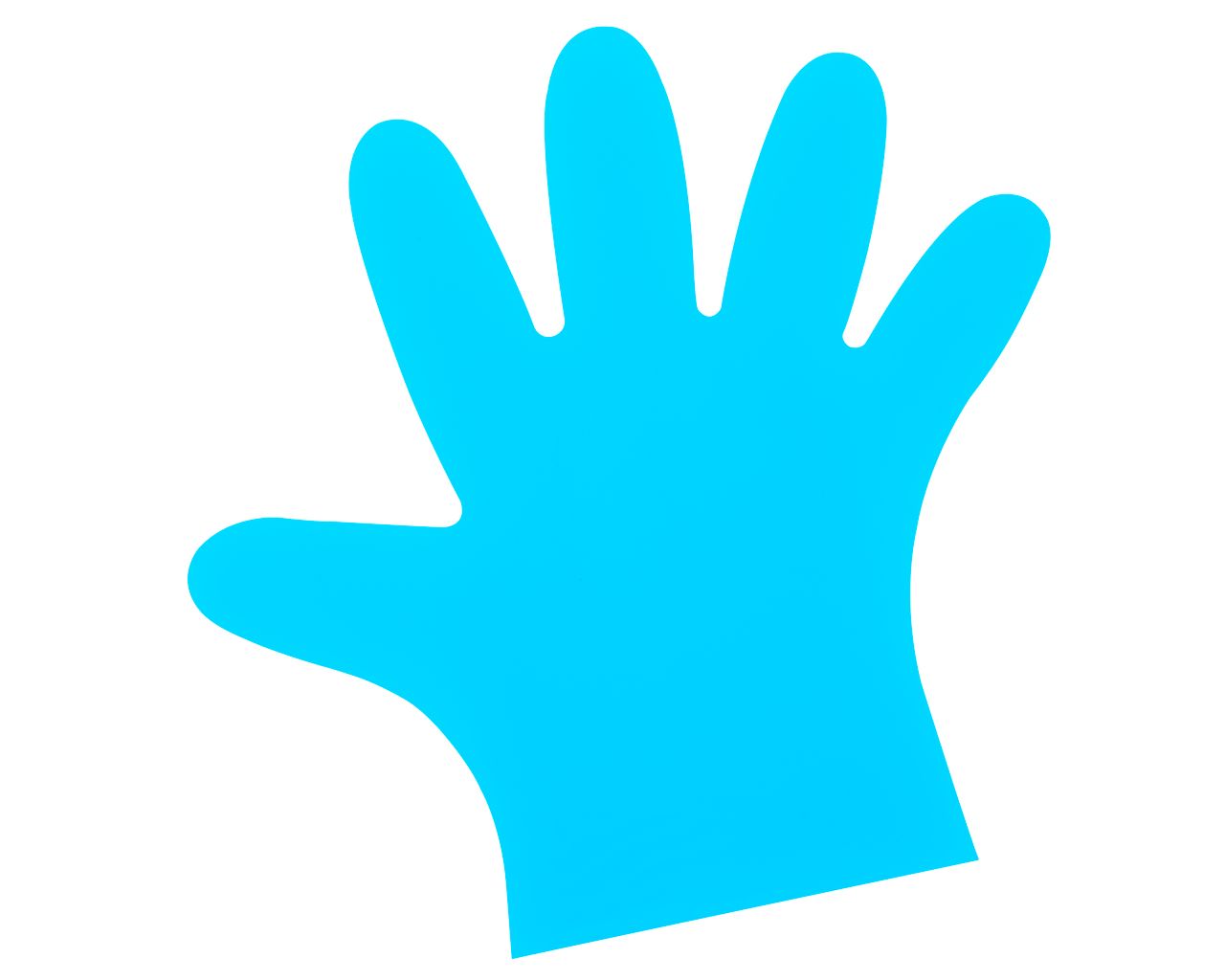 TRN507 Перчатки из эластомера TPE, синие, размер M, 100 шт. в упаковке Merida  - Вид №2