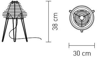 Slamp Настольная лампа Faretto sun-id-1503351 - Вид №6