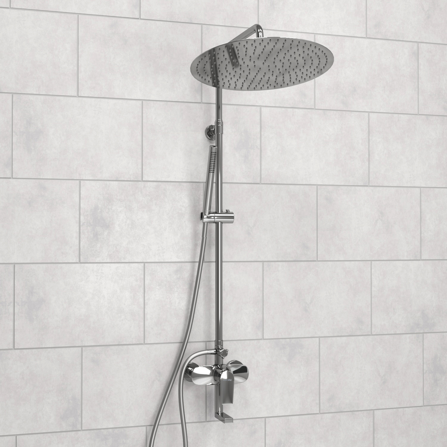 A166.117.137.087.CH Душевой комплект со смесителем WasserKRAFT 