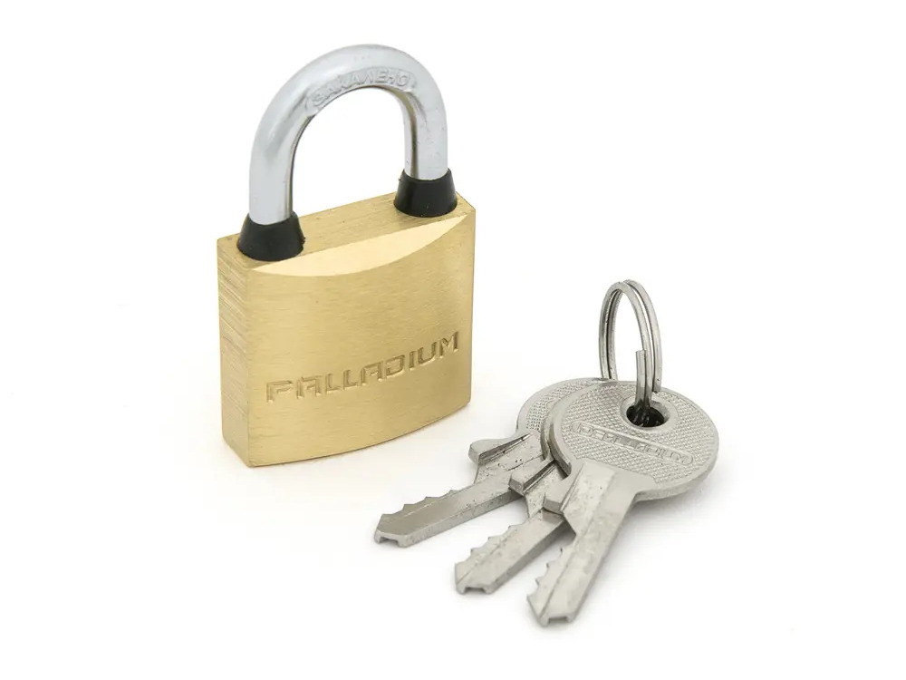 85375658 Замок навесной Palladium 301B-30 27x30 мм, латунь STLM-0062375