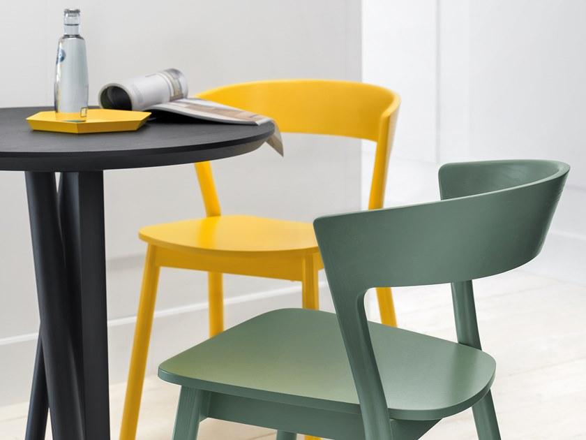 TrabA' Штабелируемый лакированный стул Edith 0070 le - Вид №8