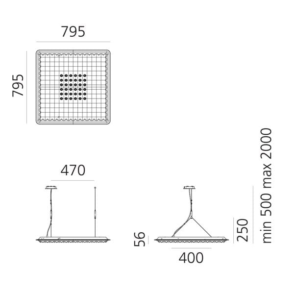 Акустическая подвесная панель из ткани Artemide Eggboard ARCH-00051831 - Вид №7