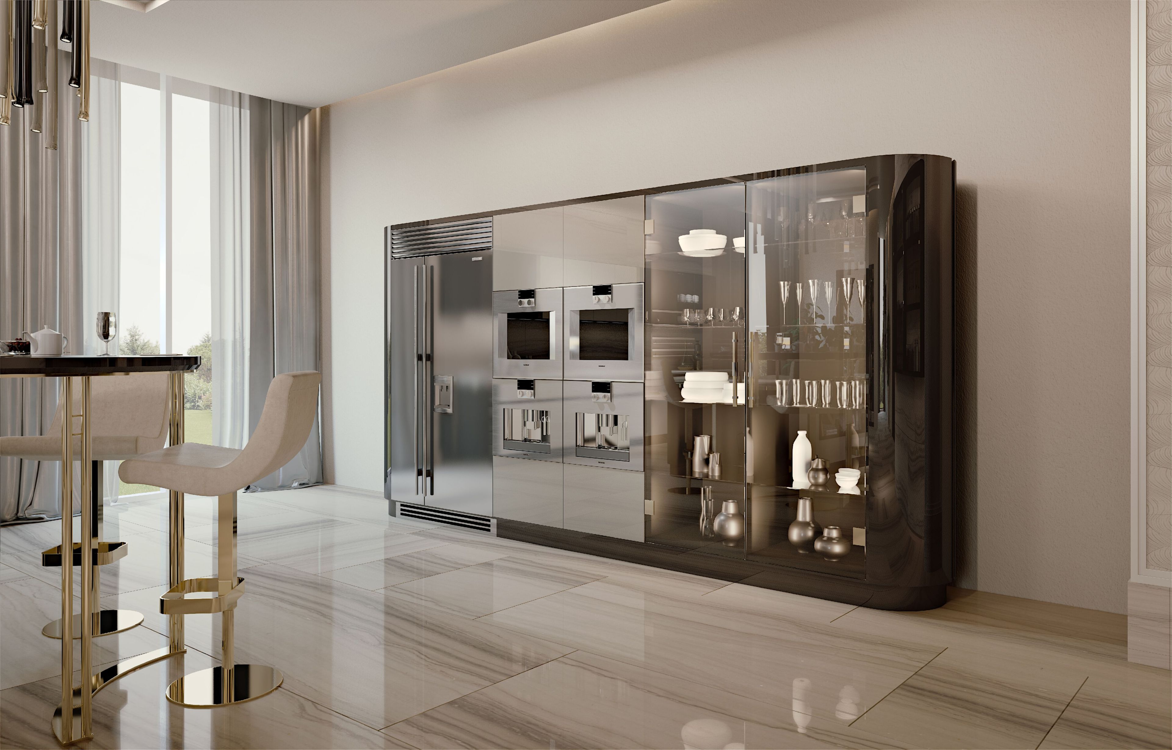 Кухня с островом на заказ Bizzotto Italia Атмосфера ARCH-00076071 - Вид №7