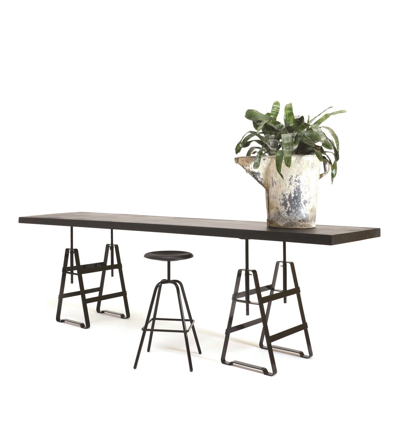 Высокий стул из стали и дерева Atelier Haußmann HERRENBERGER ARCH-00104899 - Вид №8