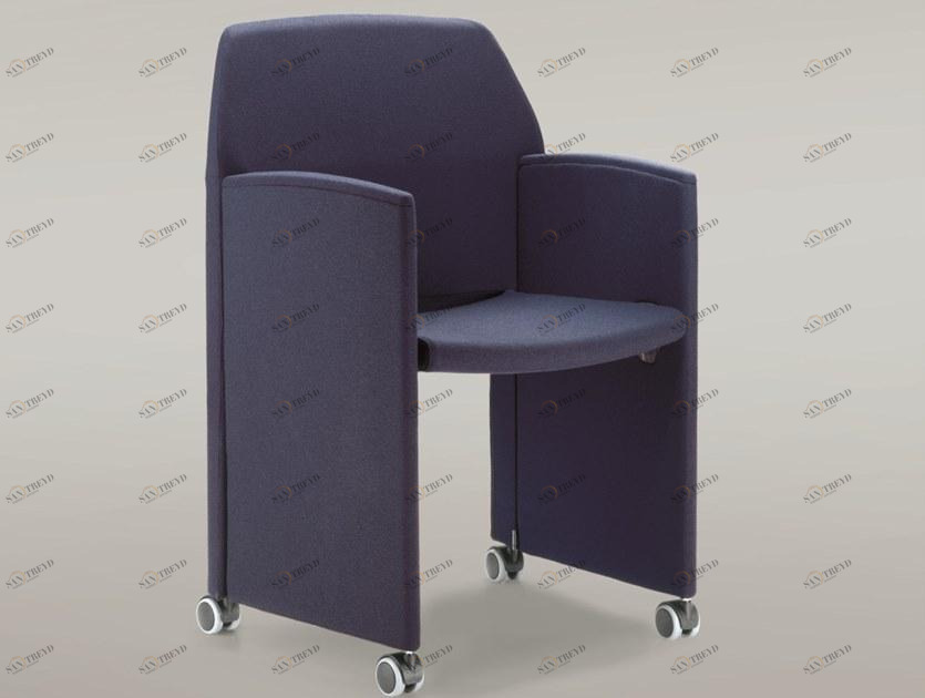 FANTONI Складное кресло для конференций из ткани с подлокотниками Seating system sun-id-1454555