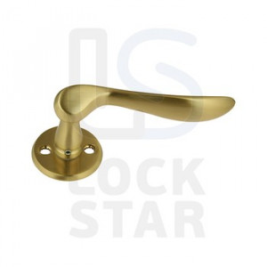 Ручка дверная 86K Ms/Ha матовая латунь Santreyd LK01-906