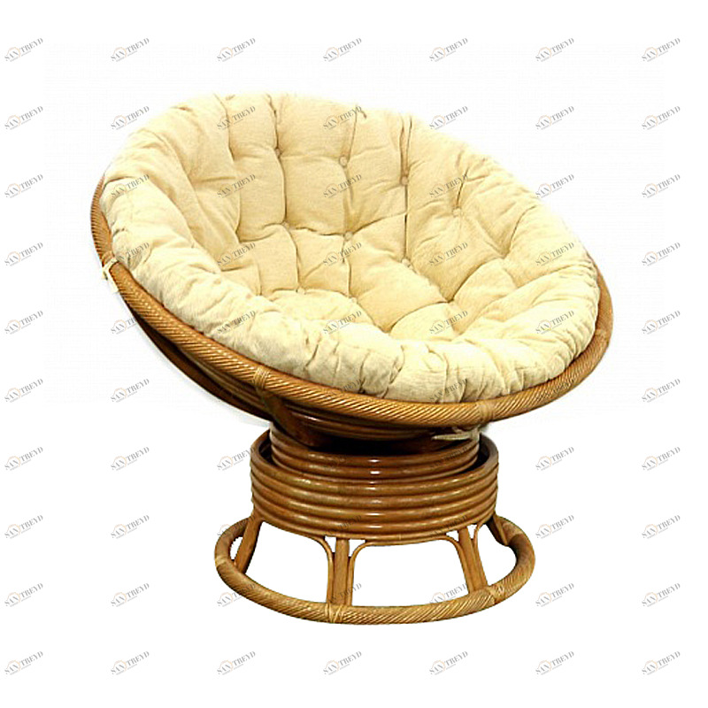 Кресло механическое бежевое Circle Laminated ЭКО ДИЗАЙН ПЛЕТЕНАЯ 009696 Бежевый 