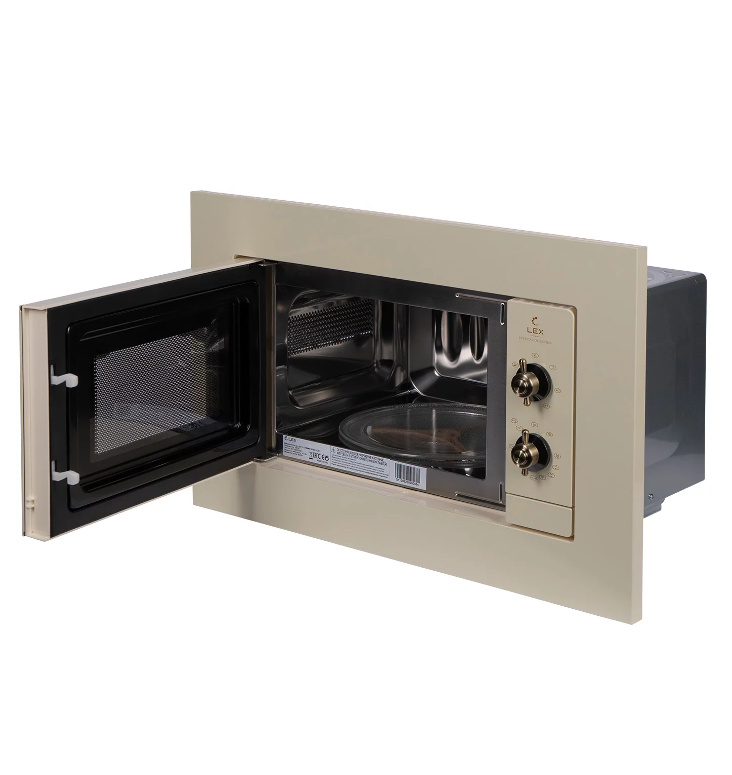 9102001 Встраиваемая микроволновая печь LEX BIMO 20.04 IV бежевый STDN-0142661 - Вид №4