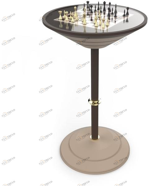 Vismara Design Круглый шахматный стол Luxury entertainment sun-id-1513944