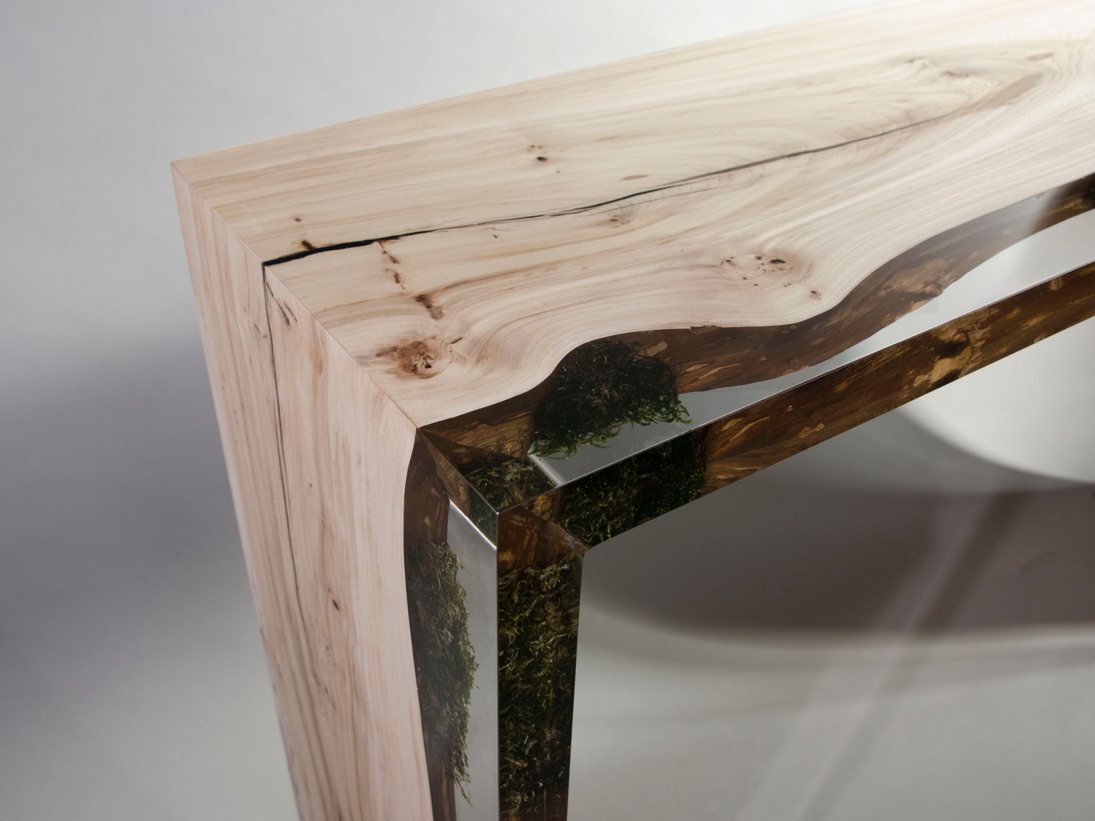 Прямоугольная консоль из массива дерева alcarol Undergrowth ARCH-00103314 - Вид №5