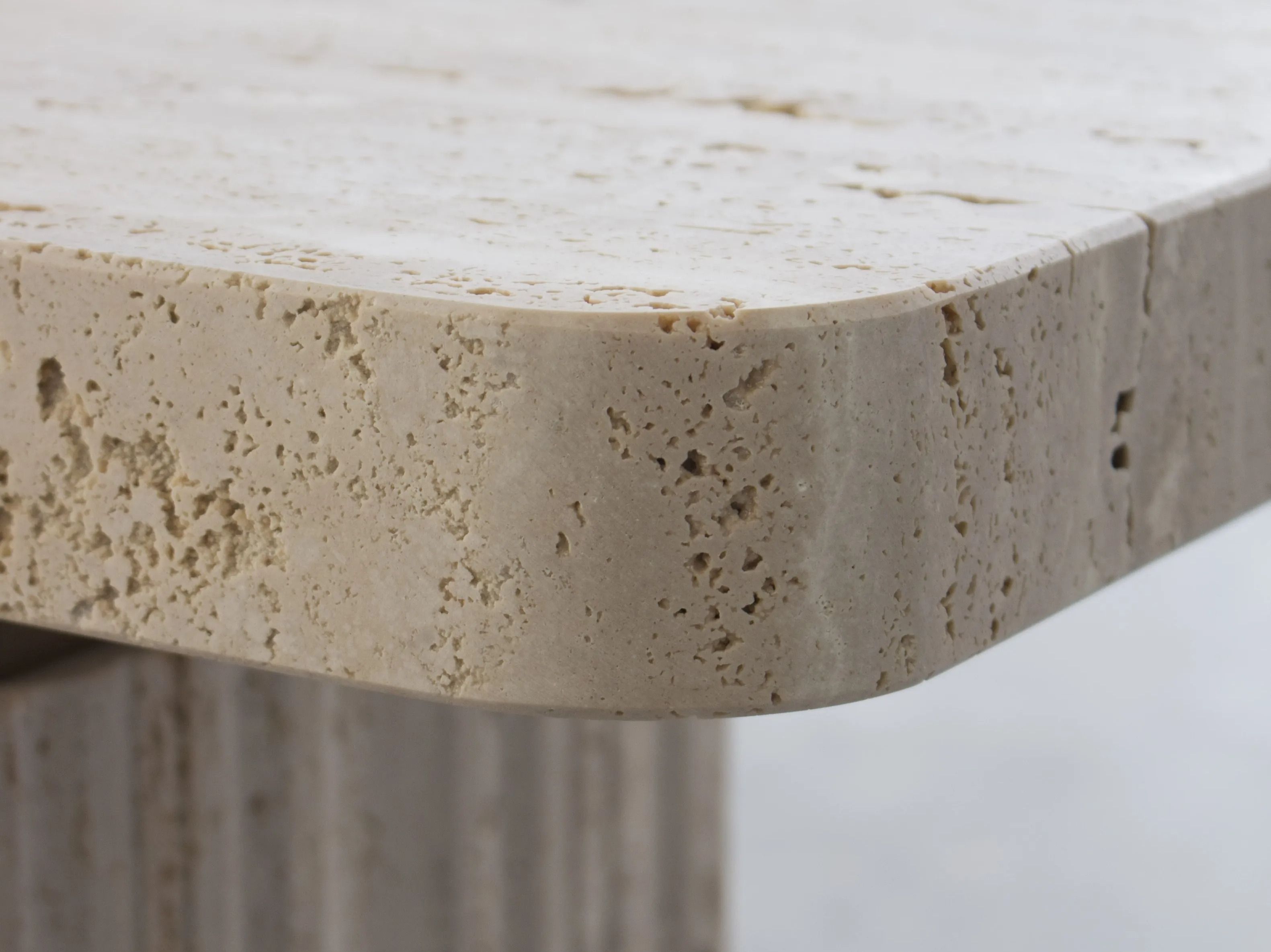 Прямоугольная консоль из травертина Davani Purity ARCH-00072508 - Вид №13