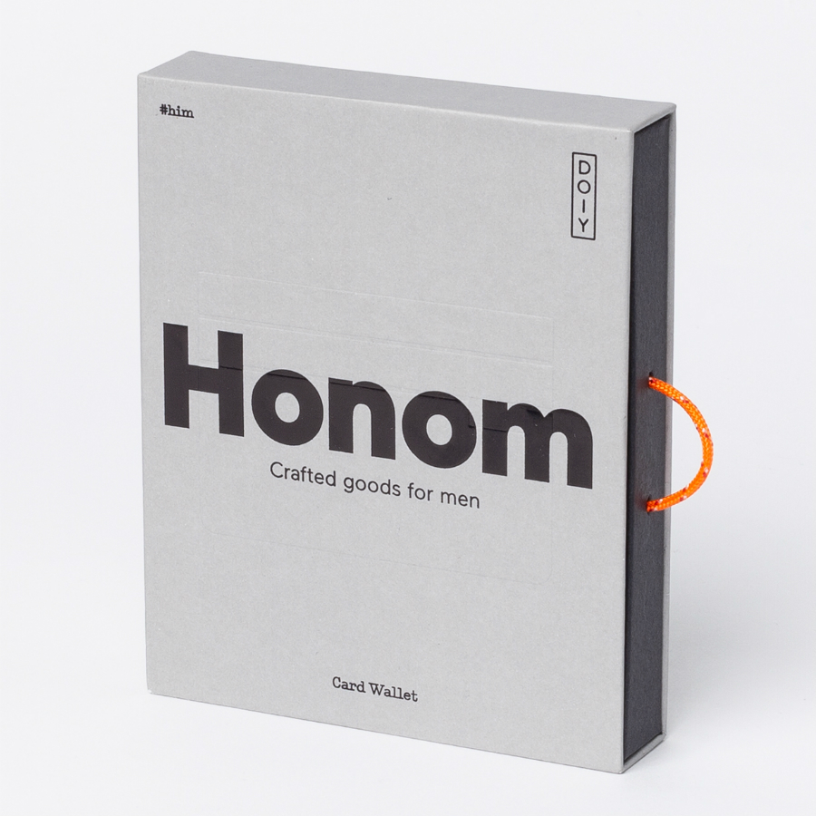 DYHONCWBR Кошелек для кредитных карт honom, коричневый Doiy  - Вид №6